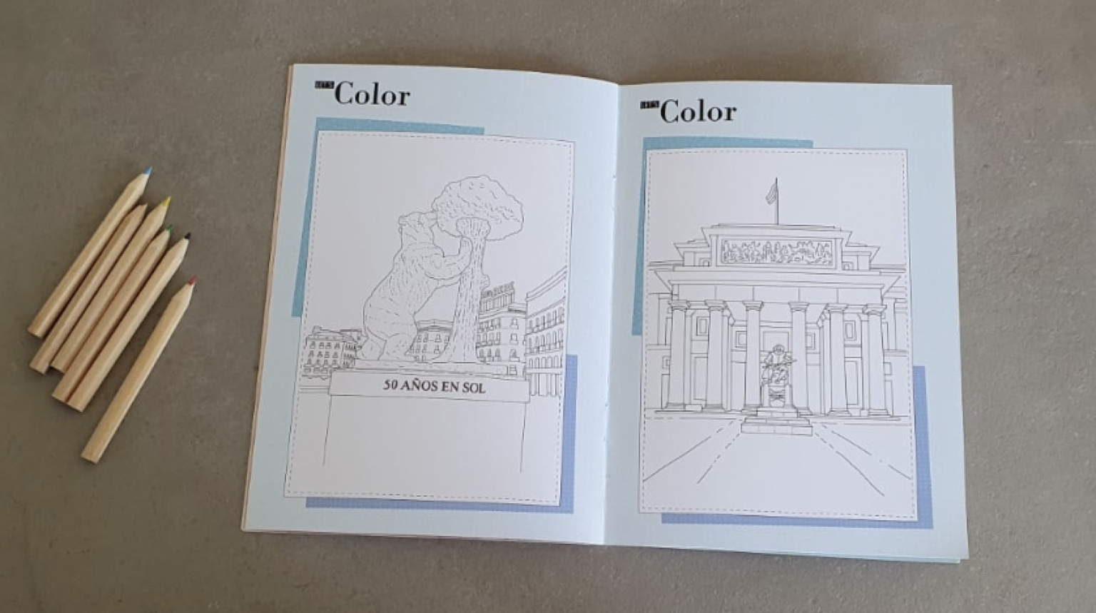 Carnet de voyage enfant Madrid - Les carnets de voyage WanderWorld