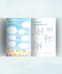 intérieur du carnet de navigation enfant WanderWorld