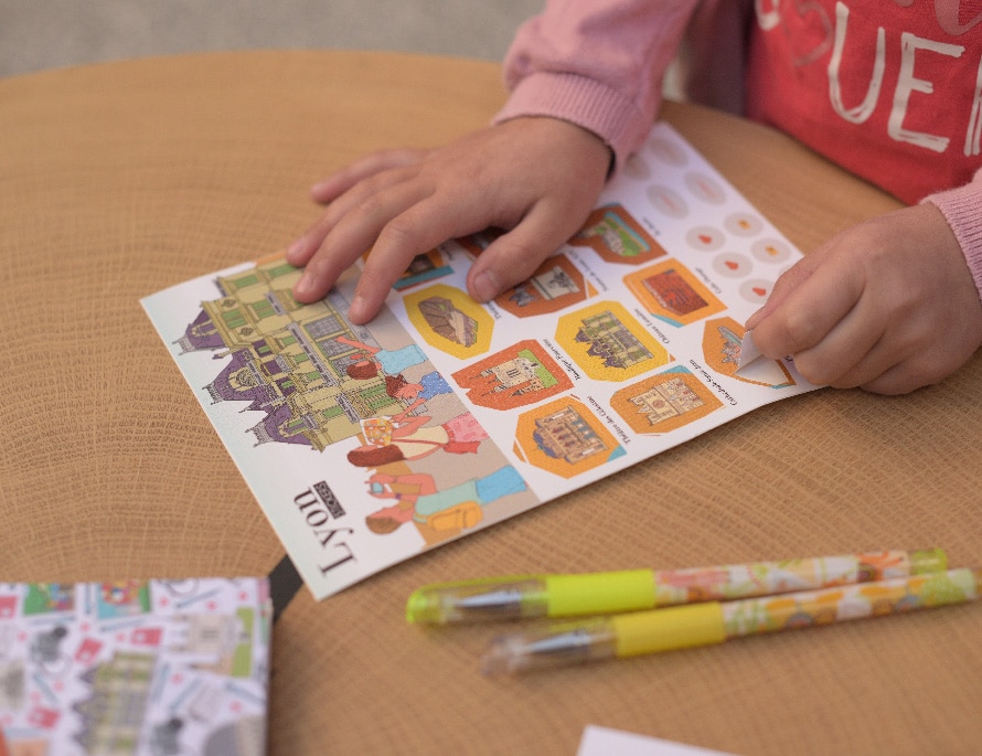 Children's travel diary Lyon 2