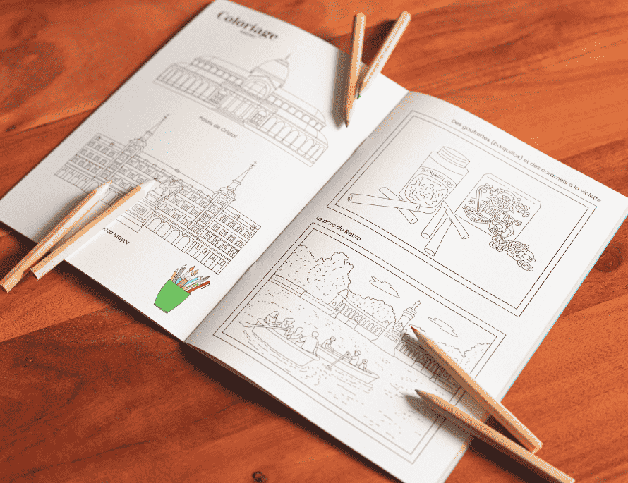 Carnet enfant Madrid page 3 et 4