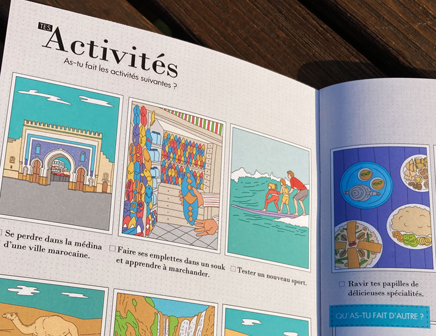 carnet de voyage Maroc activités à faire en famille
