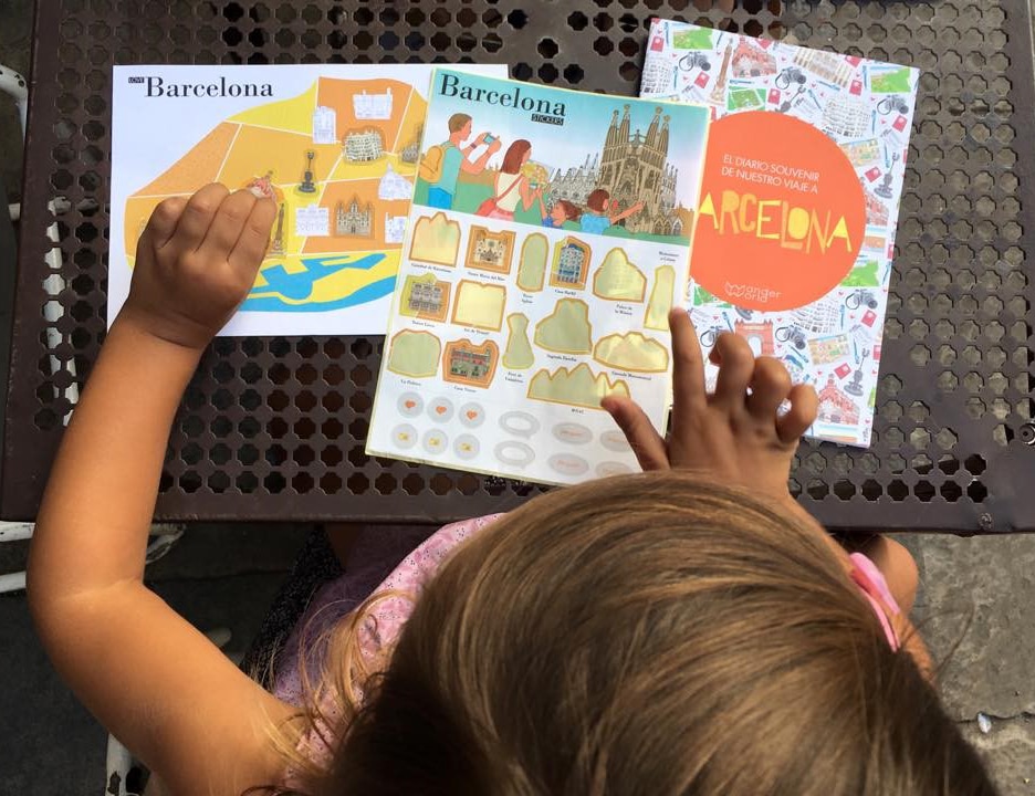 children's travel diary Barcelona 1
