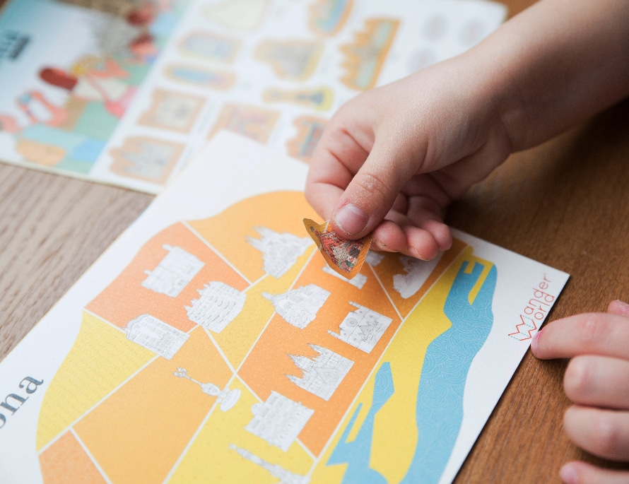 children's travel diary Barcelona 3