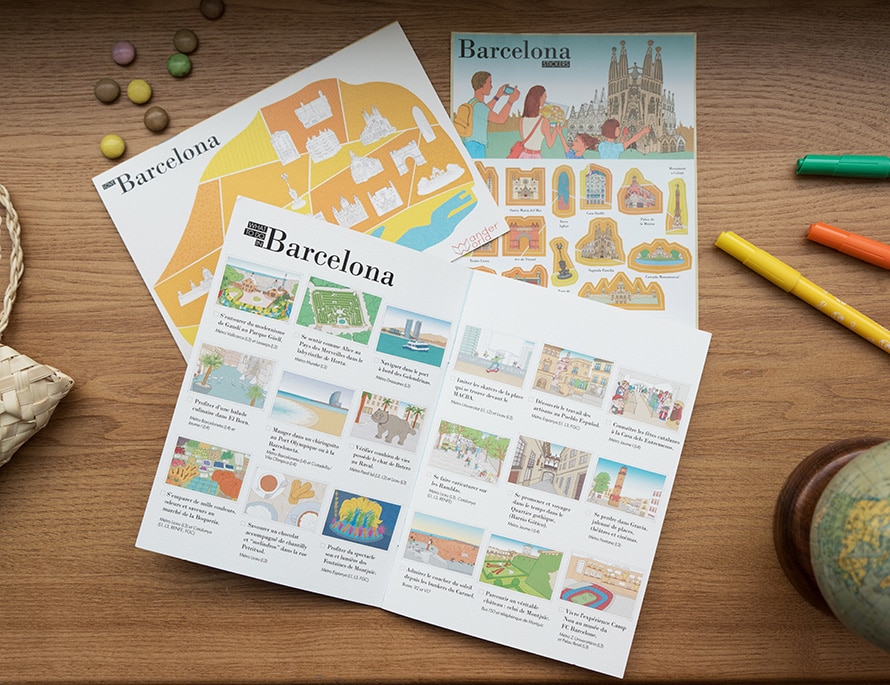 Barcelona children's travel diary