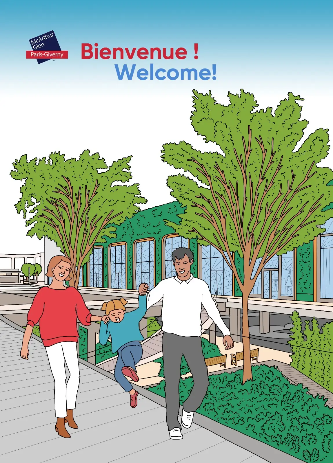 Le centre commercial McArthurGlen Paris-Giverny, qui propose un espace familial,